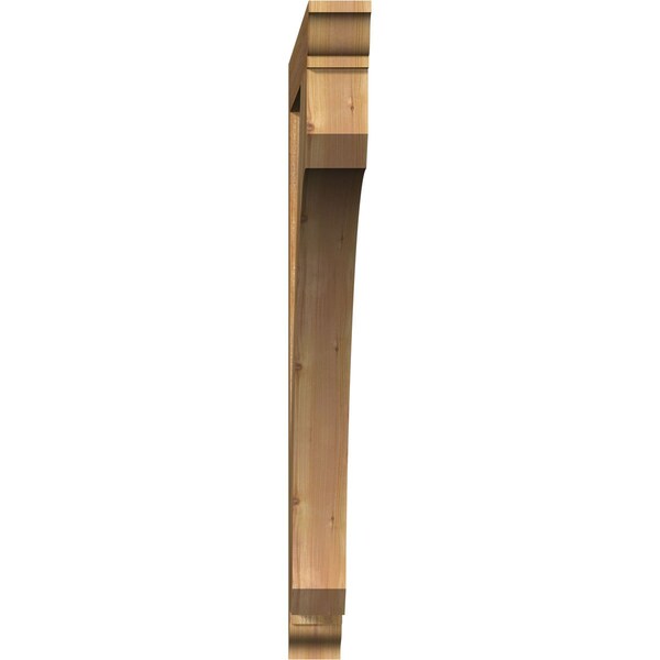 Legacy Traditional Rough Sawn Bracket, Western Red Cedar, 4W X 46D X 46H